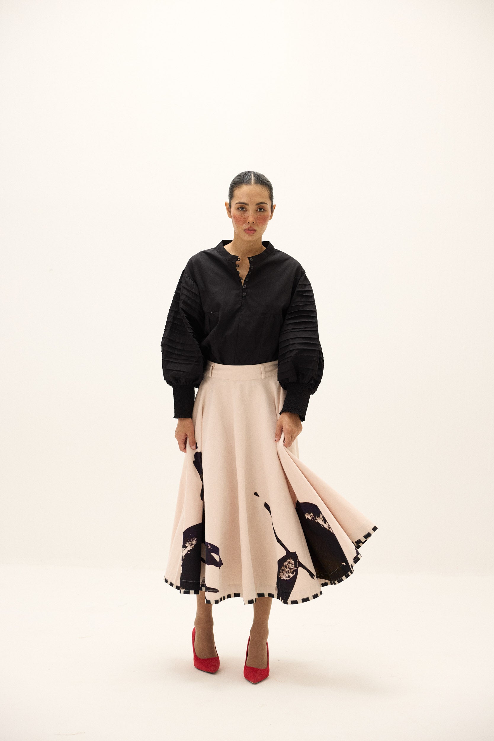 Alum stone skirt