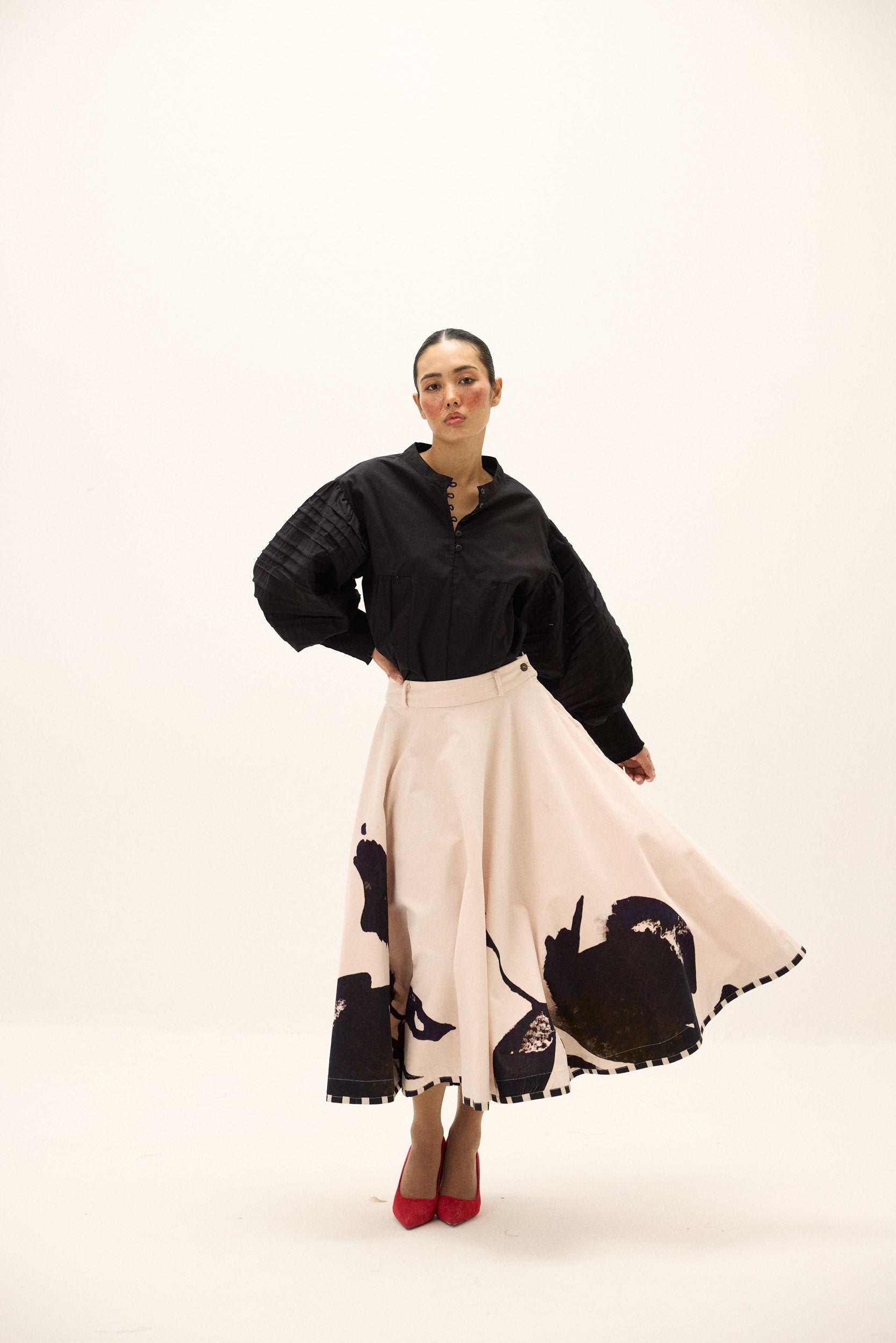 Alum stone skirt