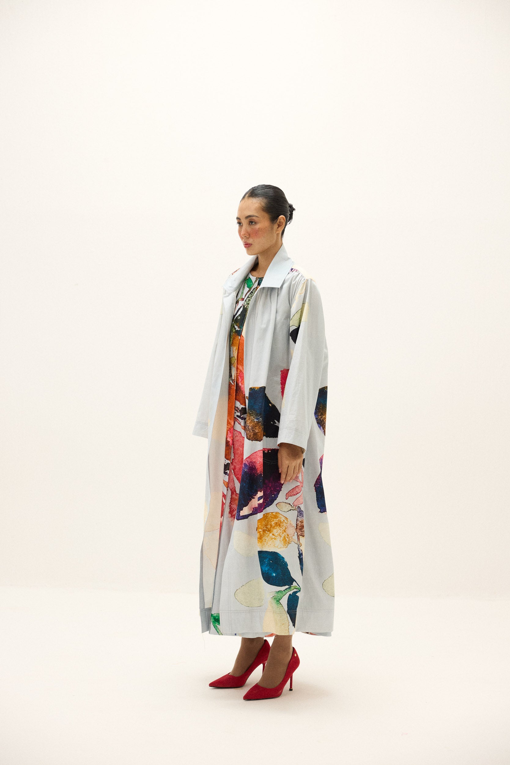 Pastel Aura Trench Coat