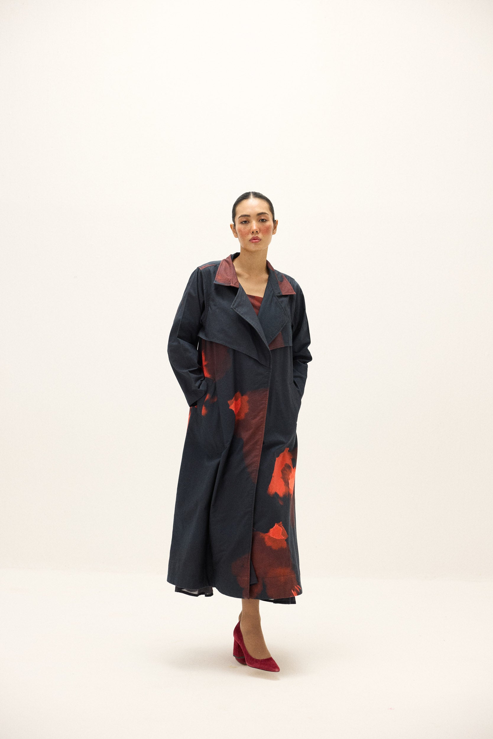 Rouge Trench Coat