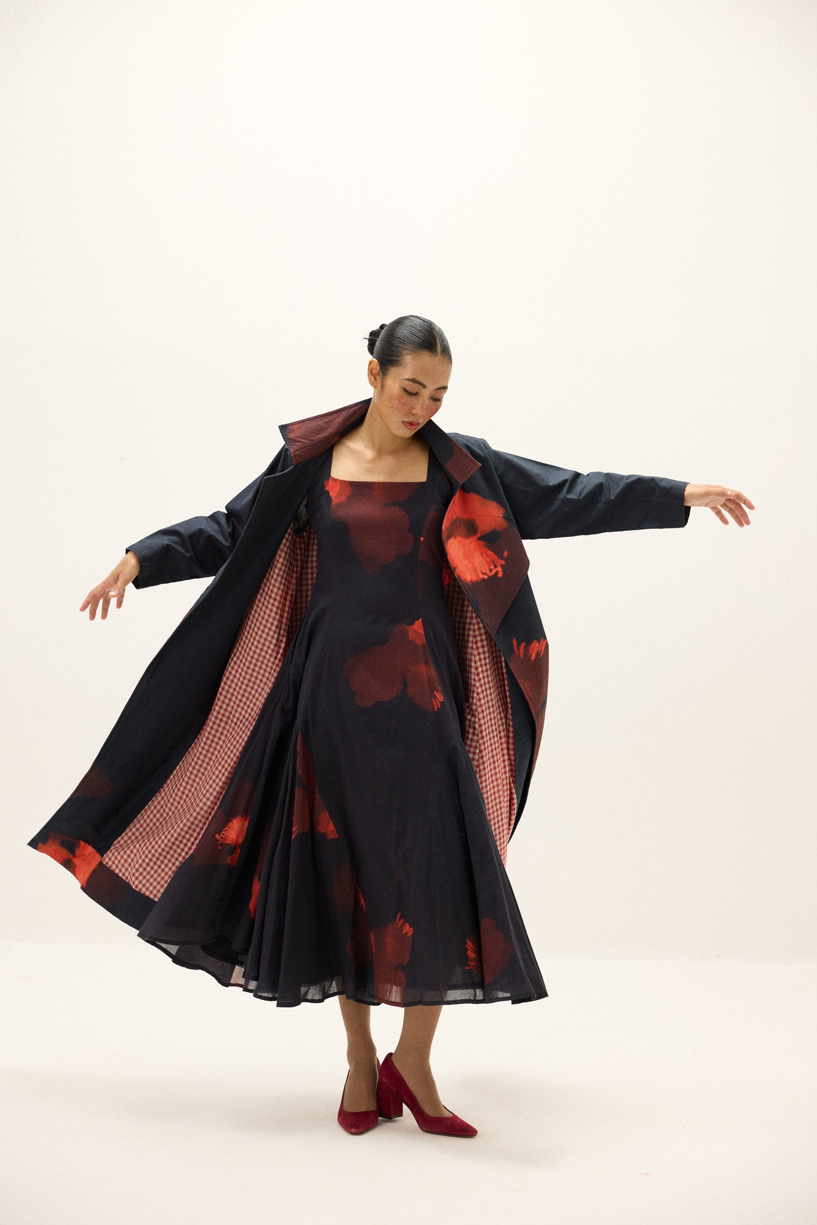 Rouge Trench Coat