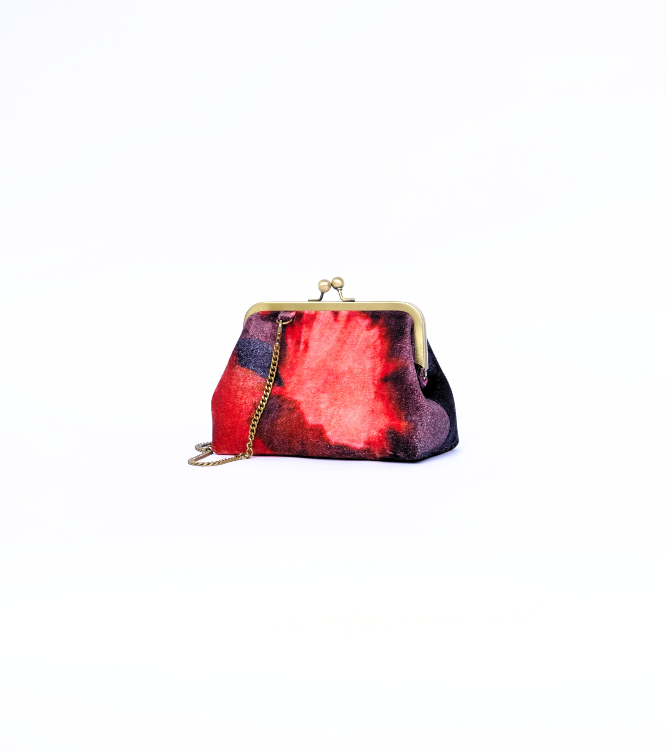 Red Petal Mini Clutch