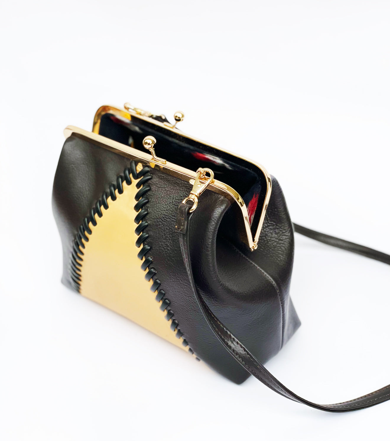 Honeybunch Leather clutch