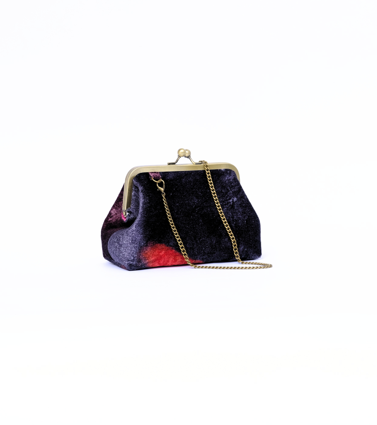 Red Petal Mini Clutch