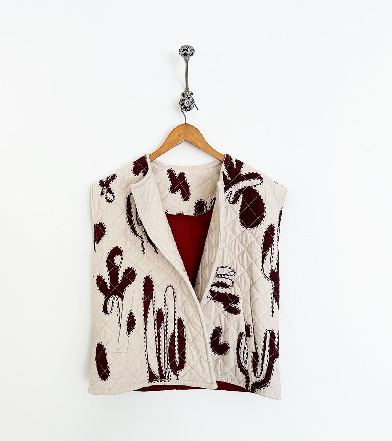 Hazel vest jacket - Khara Kapas