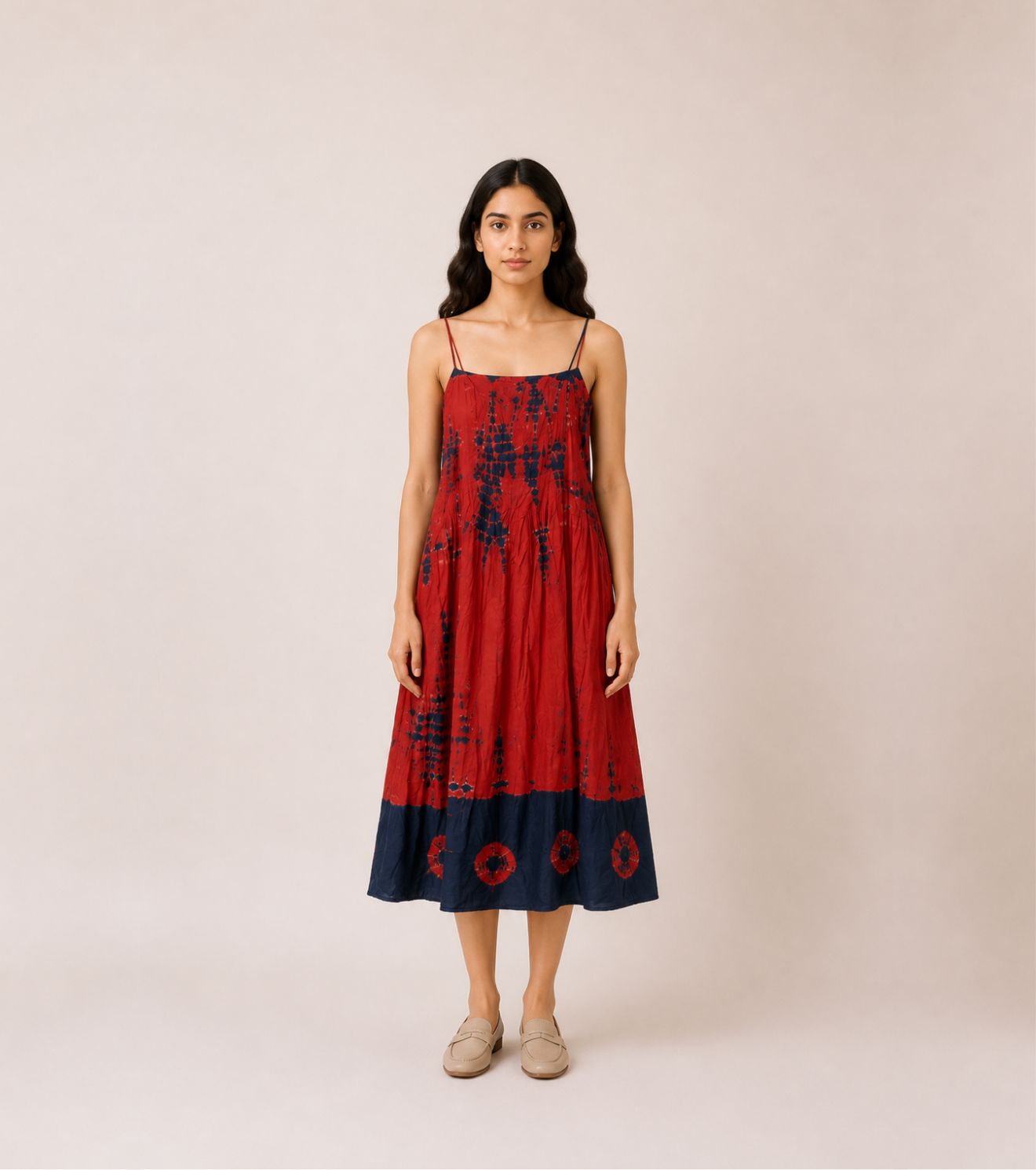 Ember Shibori Dress