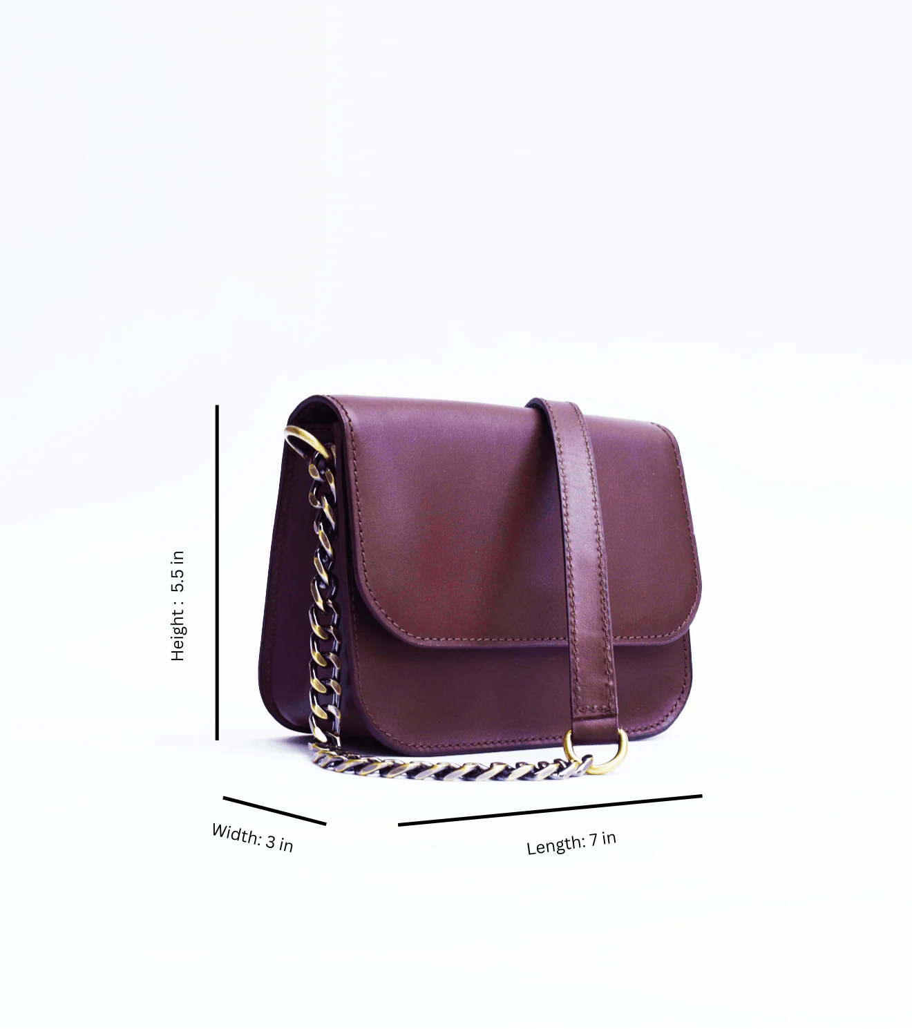 Chocolate mini crossbody