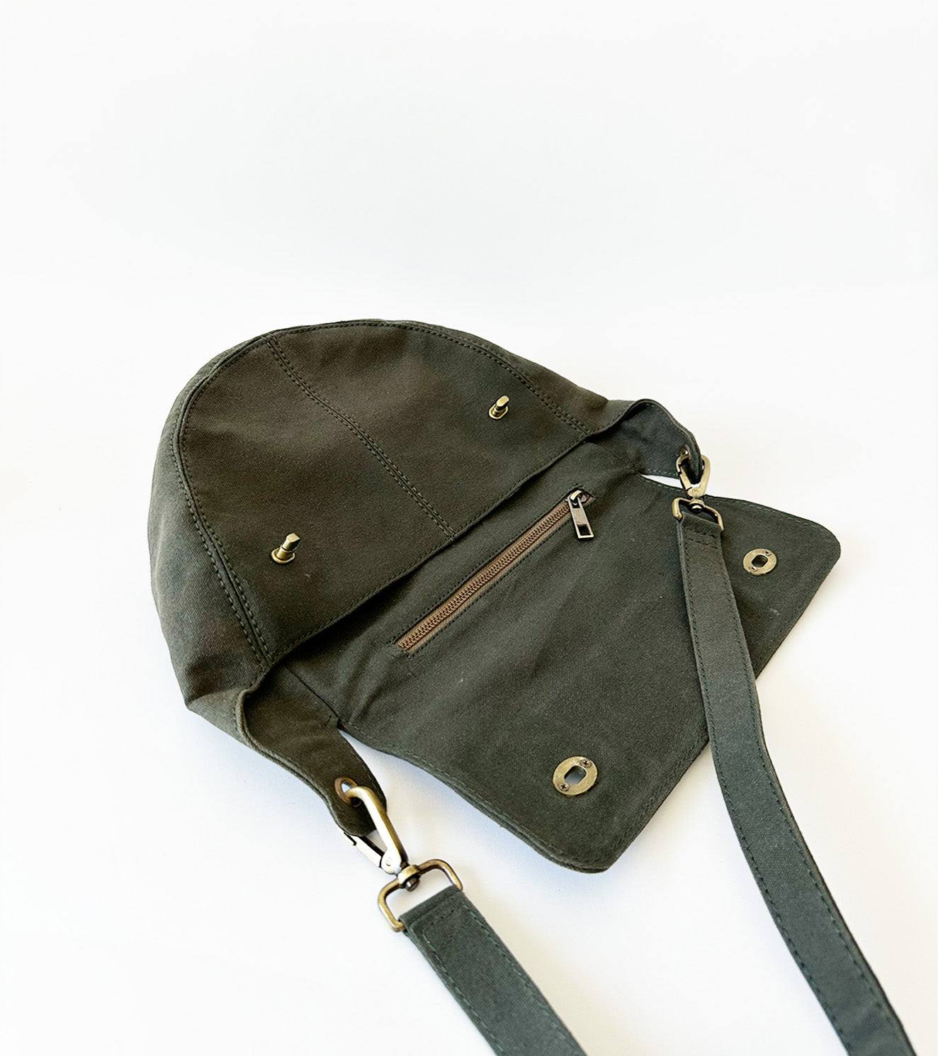 Olive fanny pack