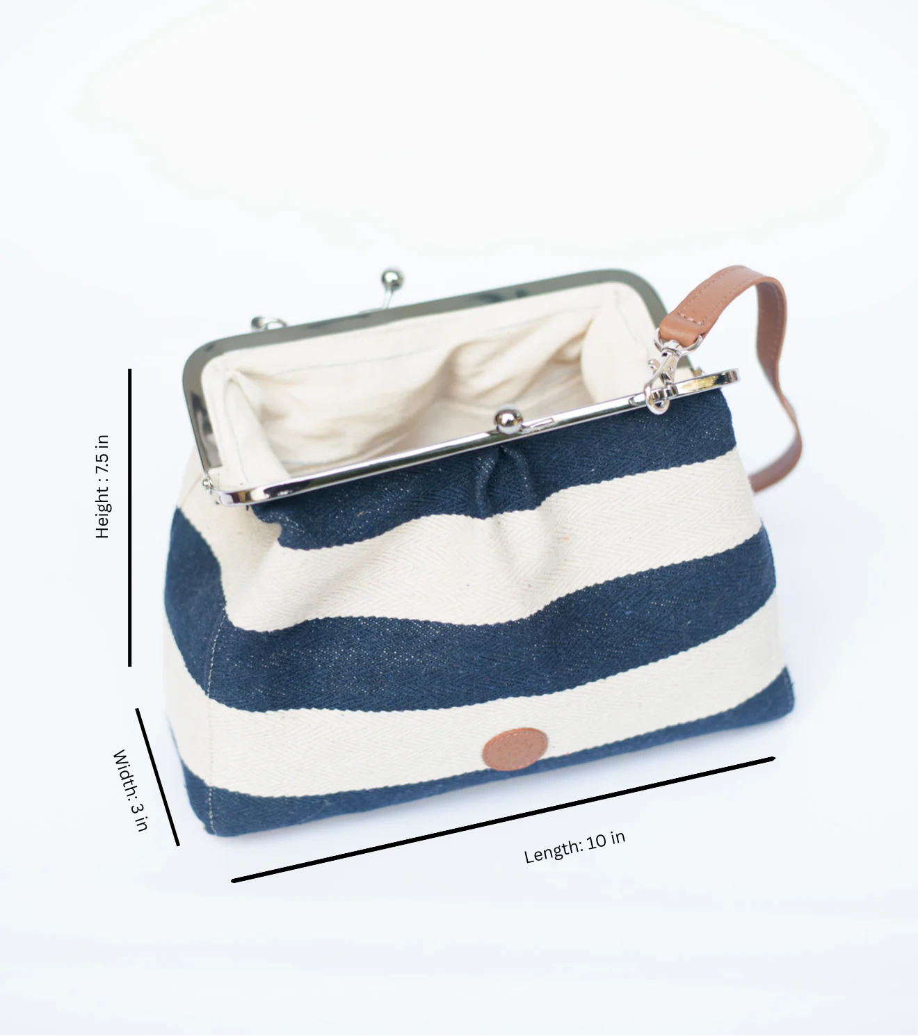 Oceanline Canvas Clutch