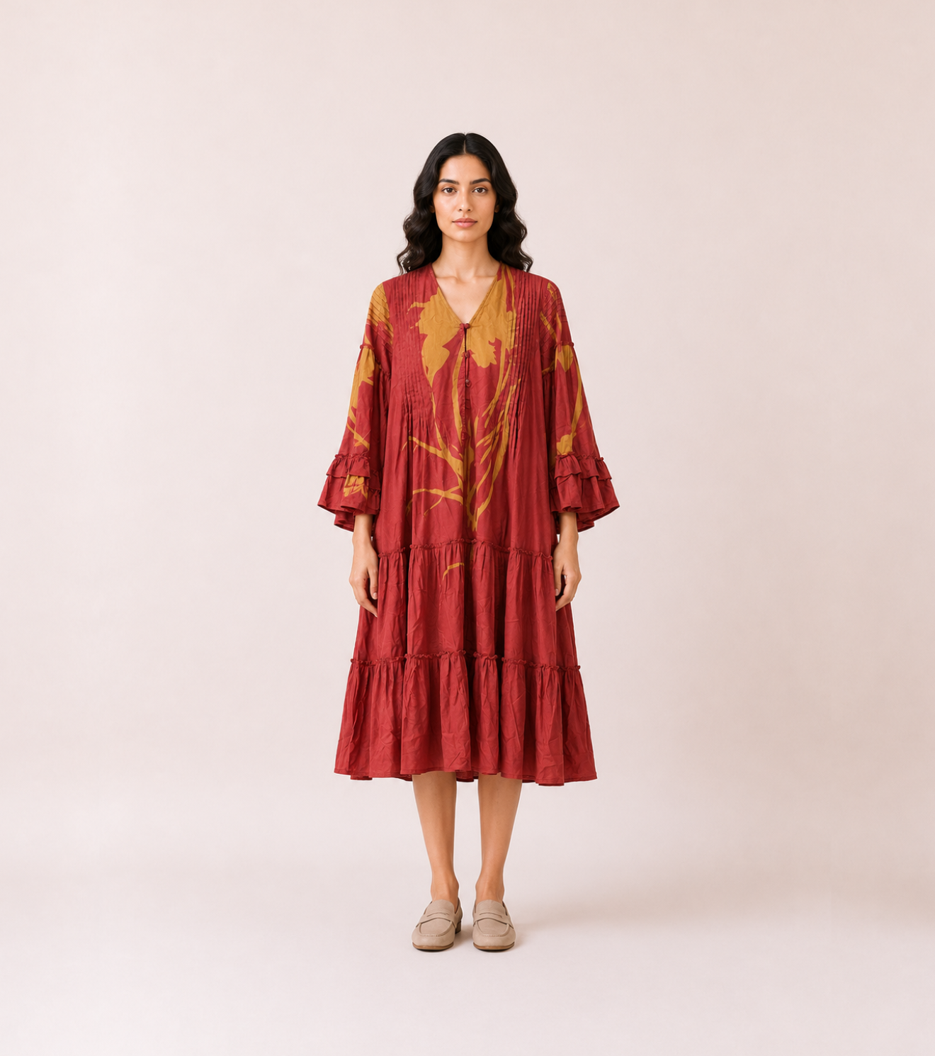 Palm Tier Dress