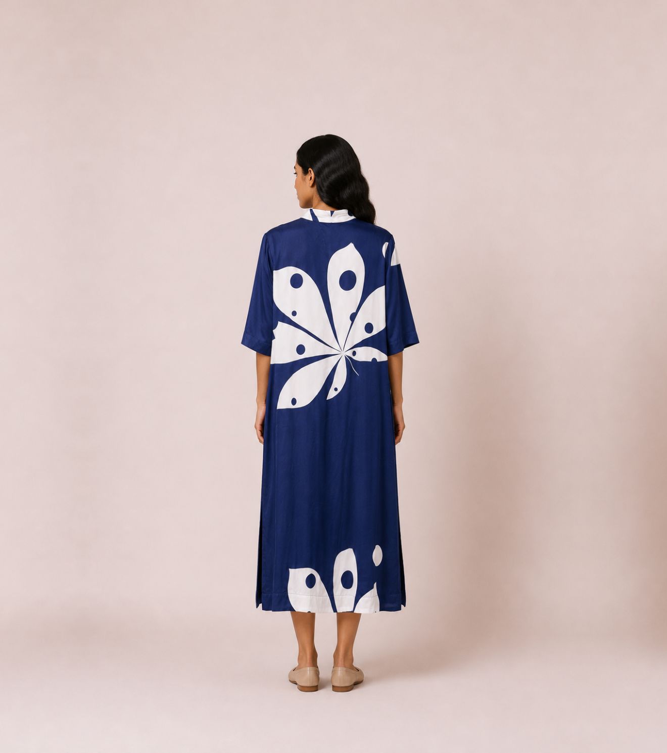 Indigo Bloom Dress