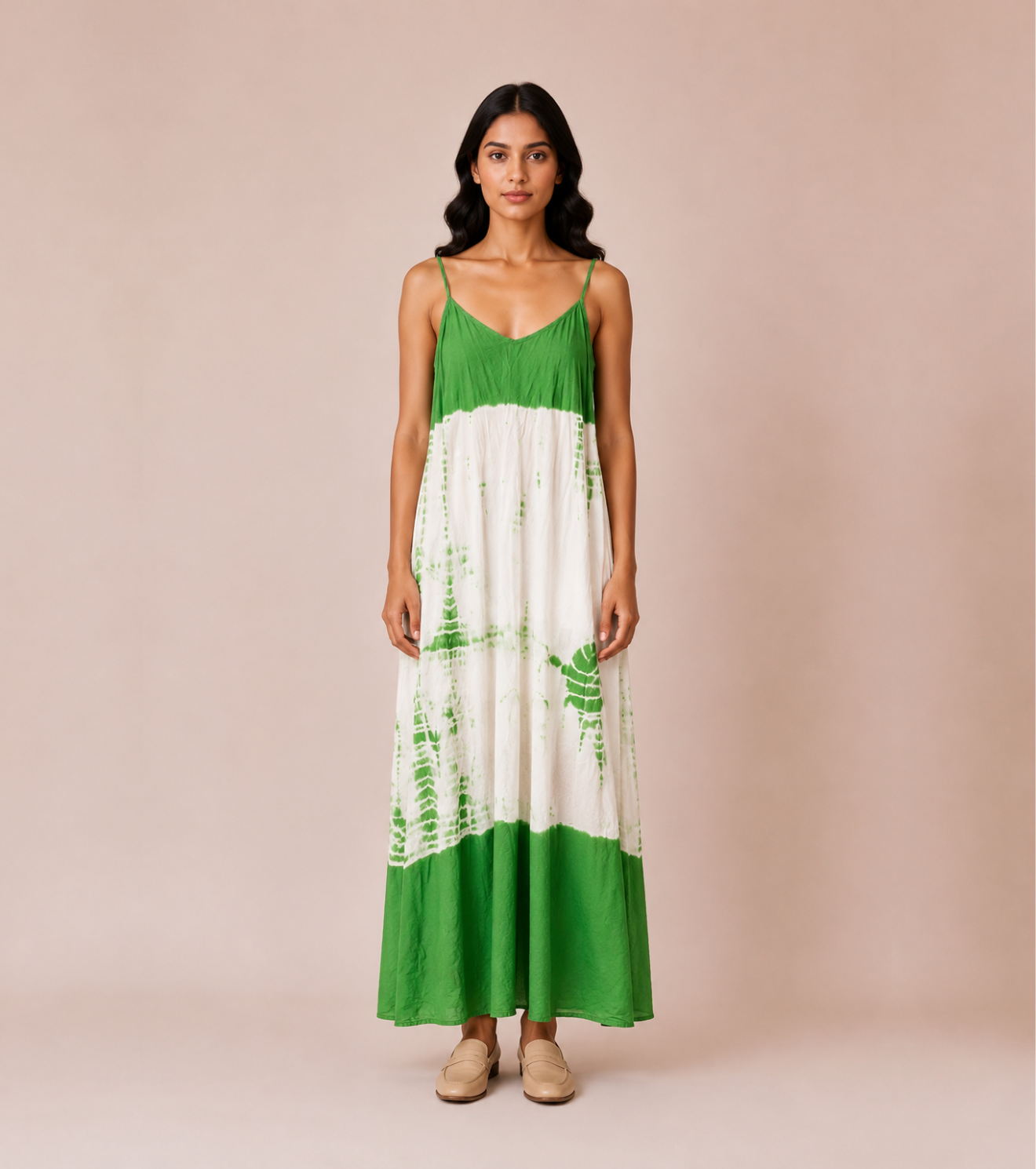 Verdant Wave Dress
