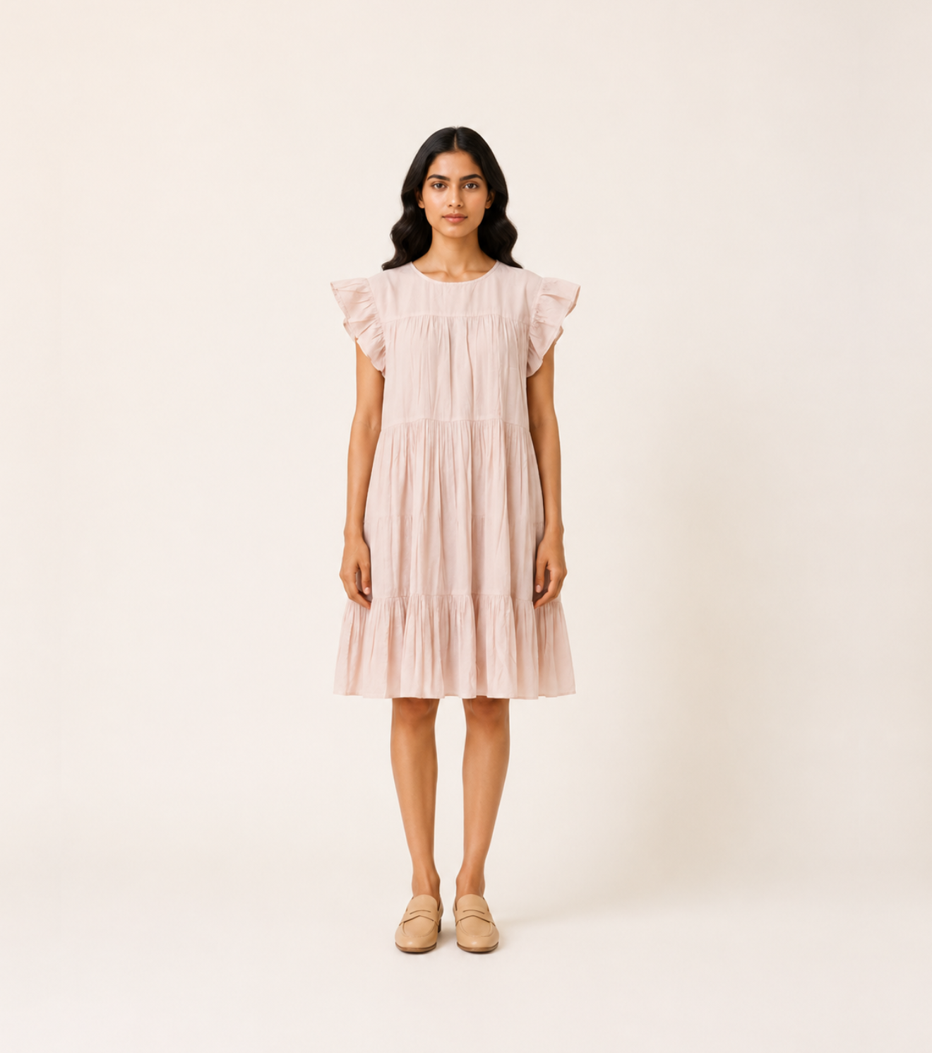 Pink tier dress