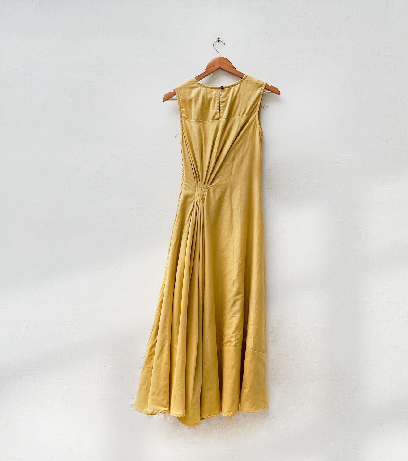 Mustard Fold Dress