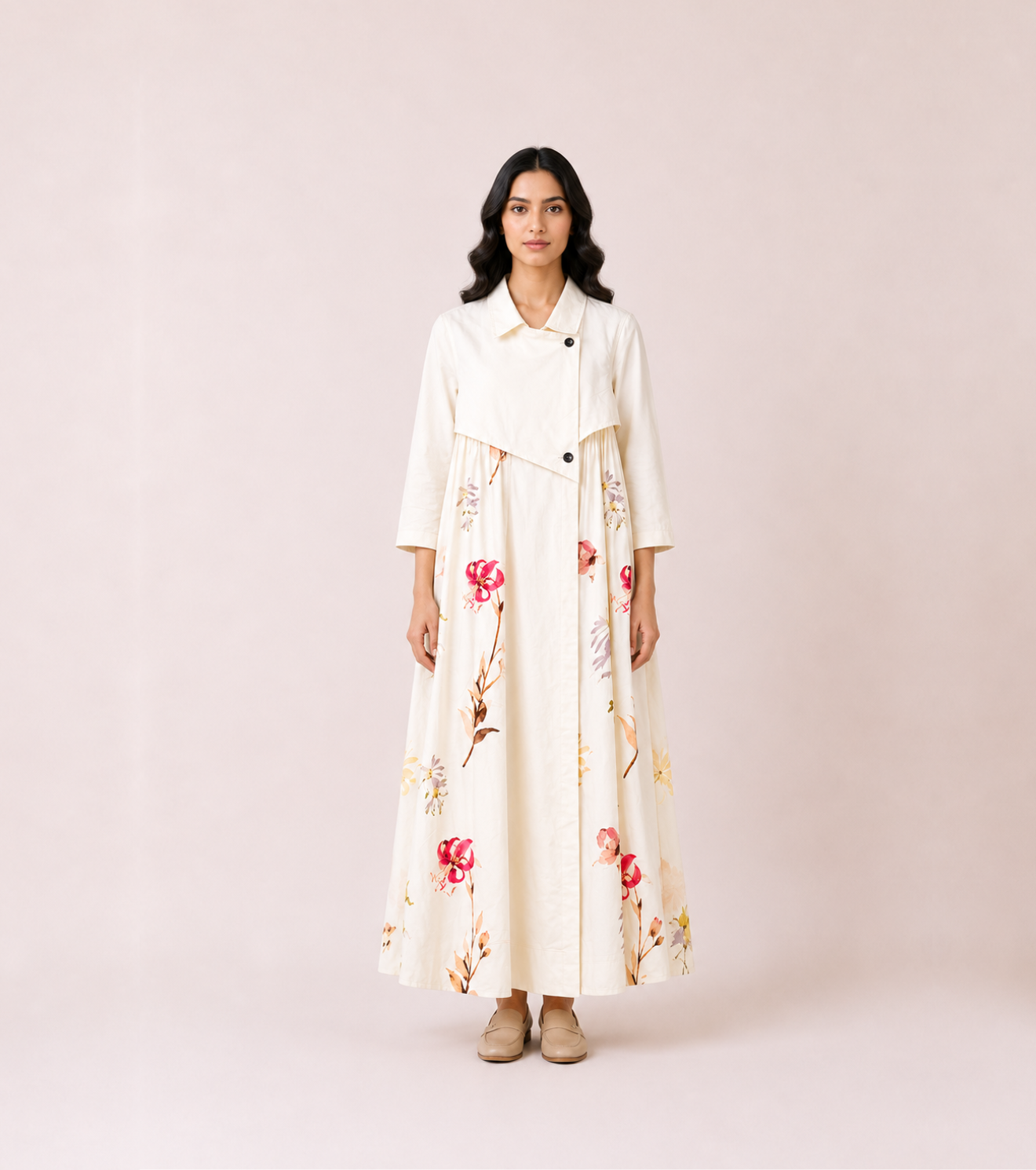 Whitewine Cape Dress