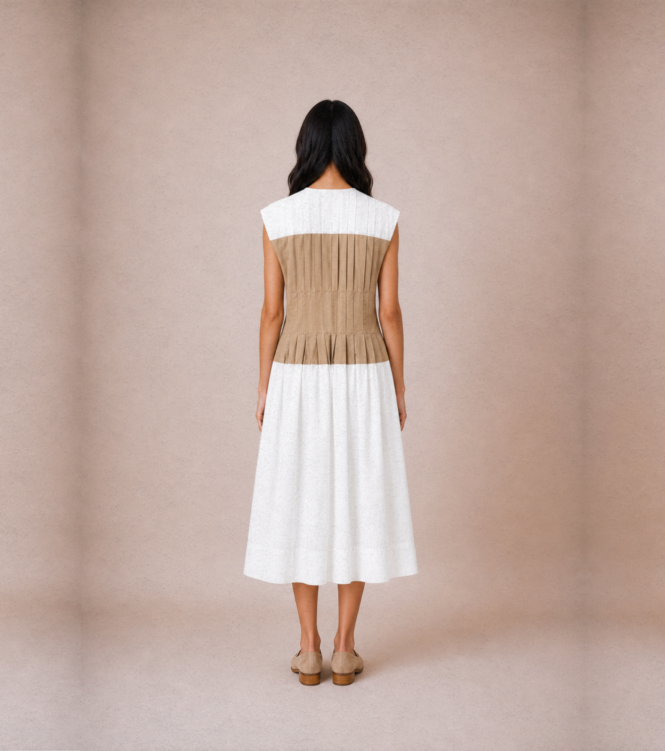 Sand Panel Dress