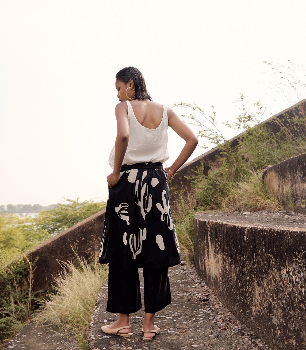 Zura skirt trouser - Khara Kapas