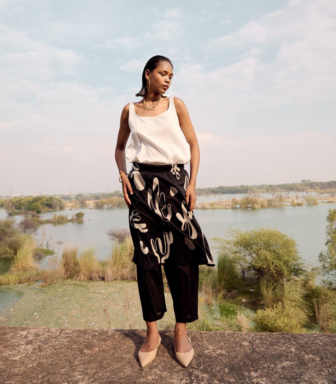 Zura skirt trouser - Khara Kapas