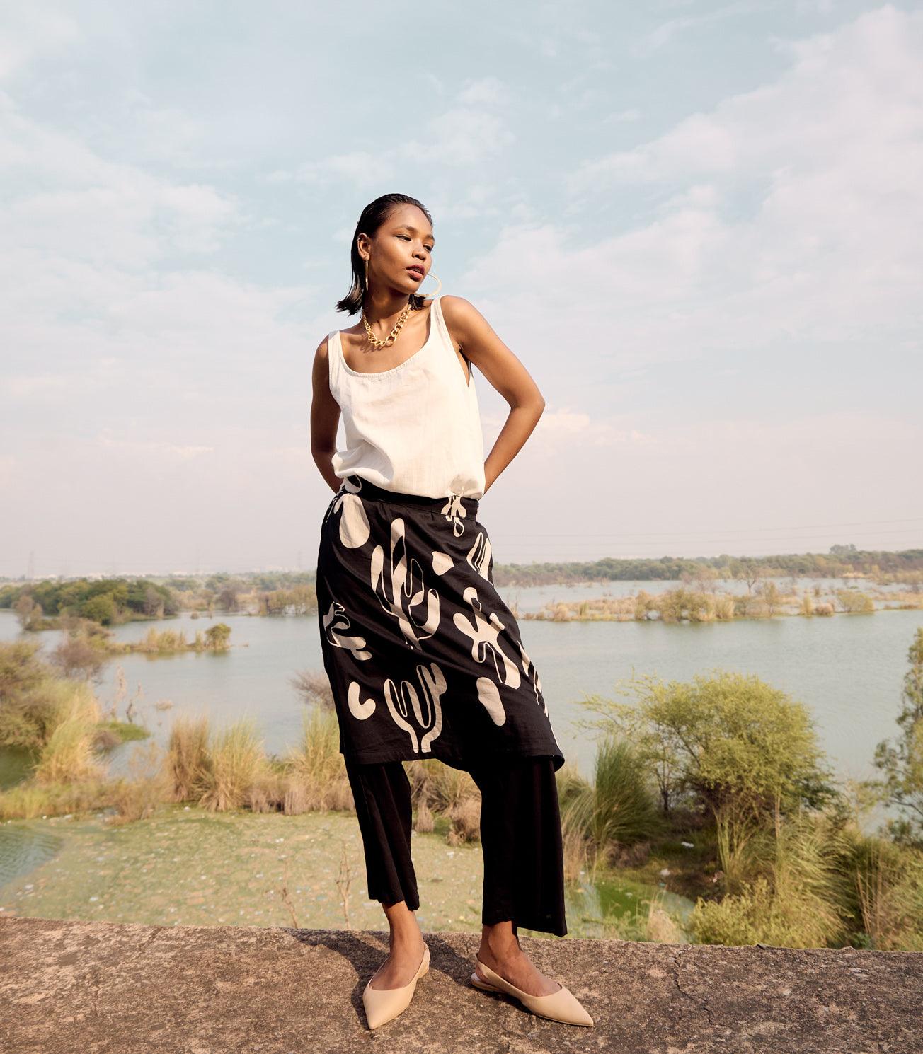 Zura skirt trouser - Khara Kapas