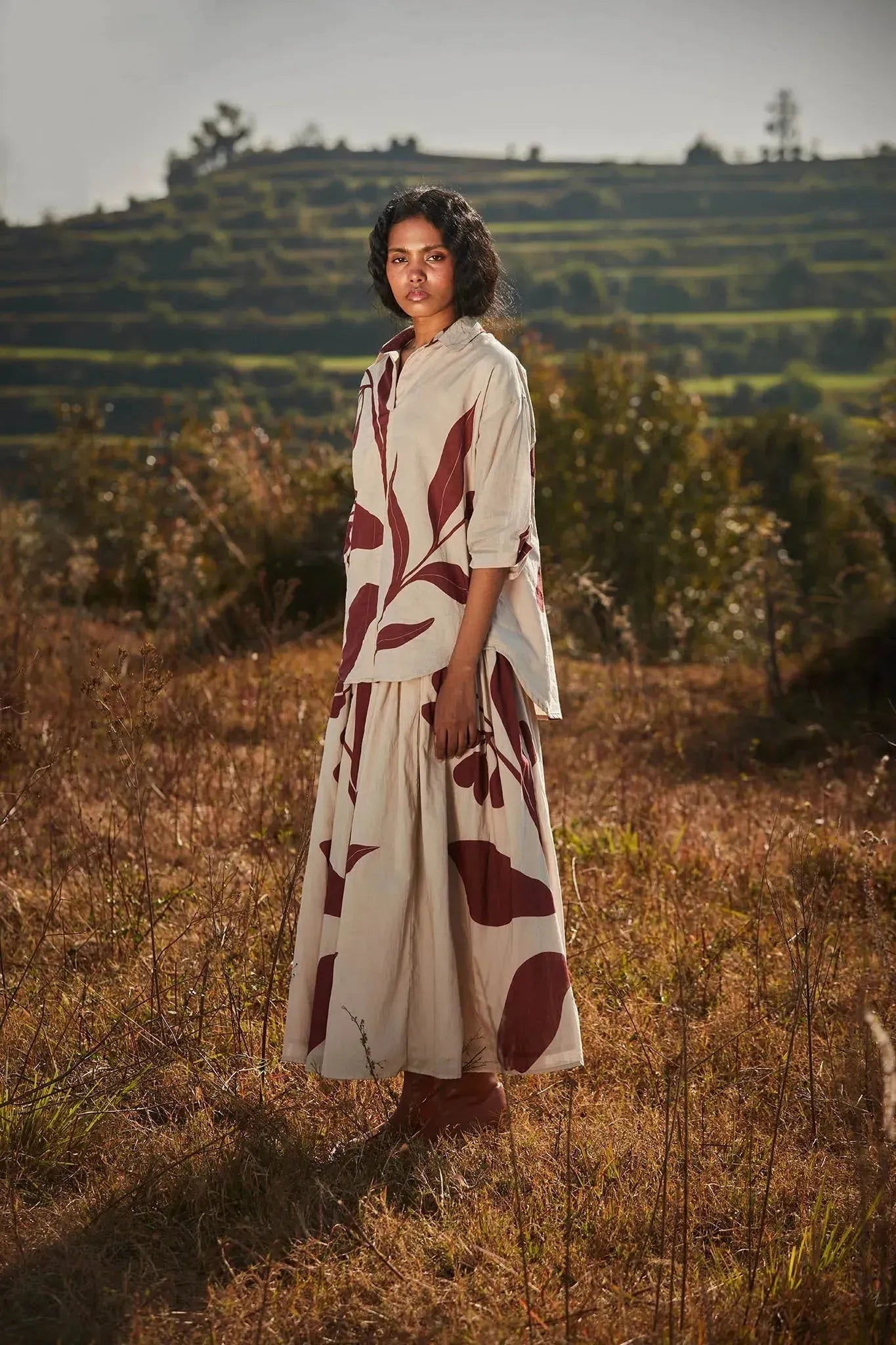 Burnt Sienna Top - Khara Kapas