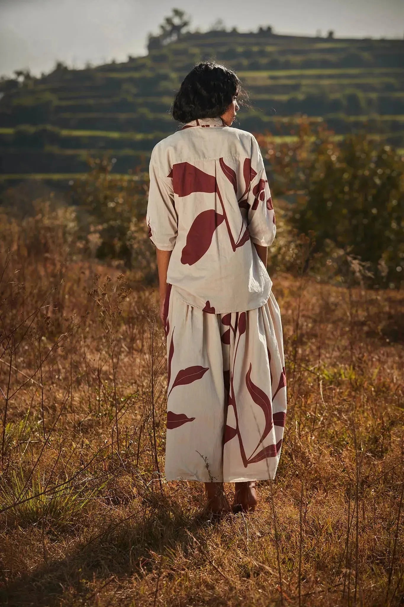 Burnt Sienna Top - Khara Kapas