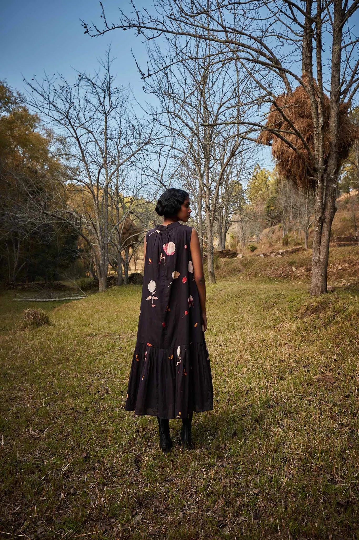 Abstract Bouquet Dress - Khara Kapas