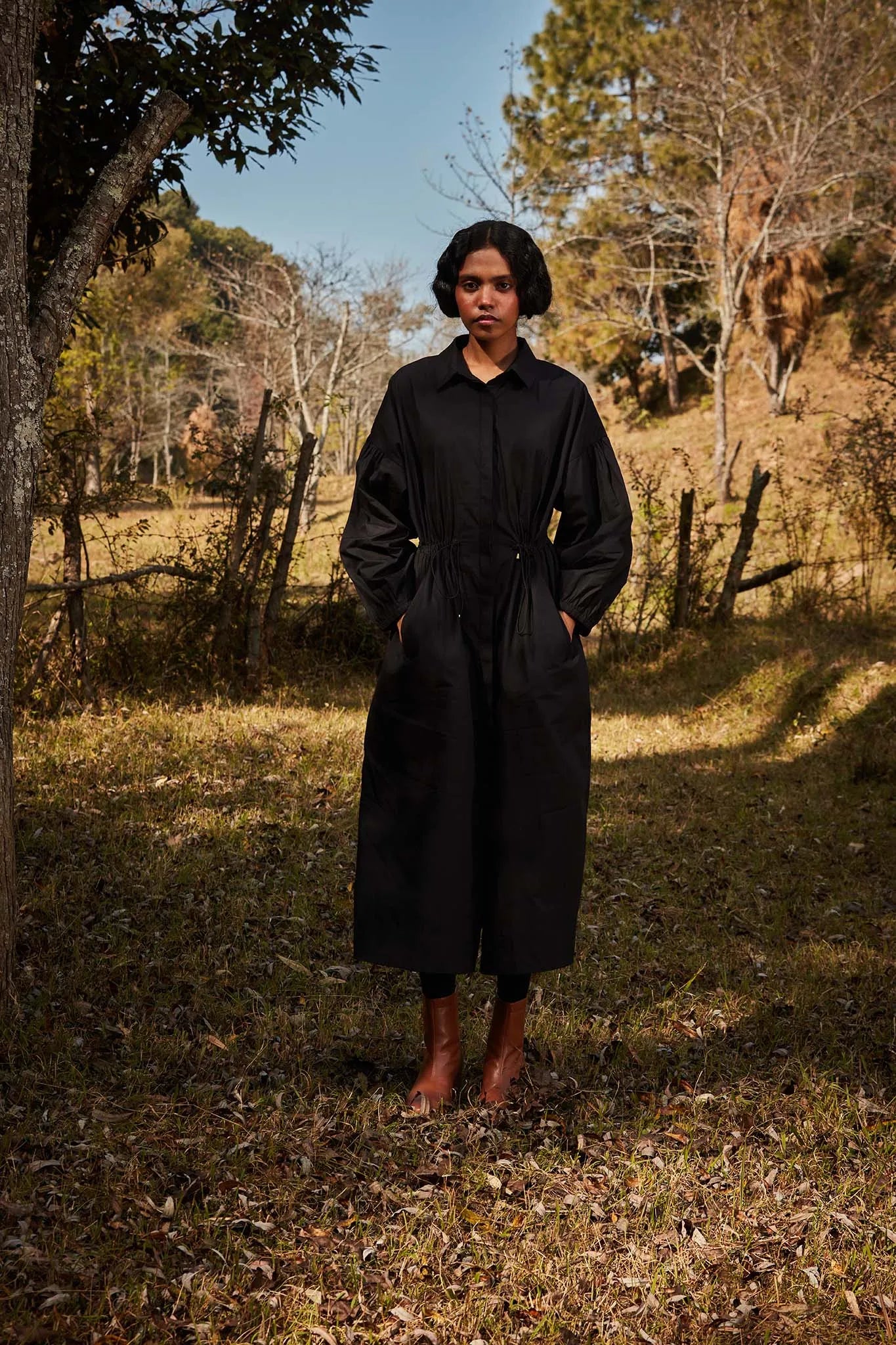 Raven Parkha Dress - Khara Kapas