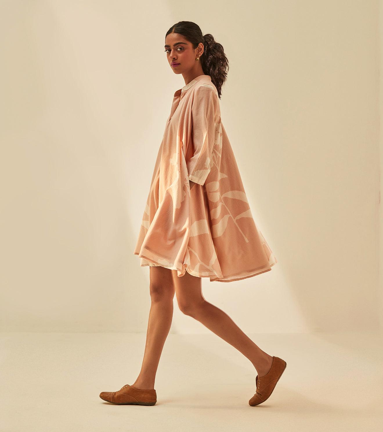 Dusky Pink dress - Khara Kapas