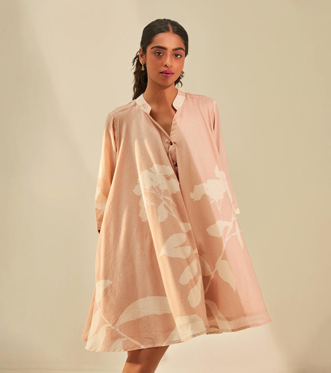 Dusky Pink dress - Khara Kapas
