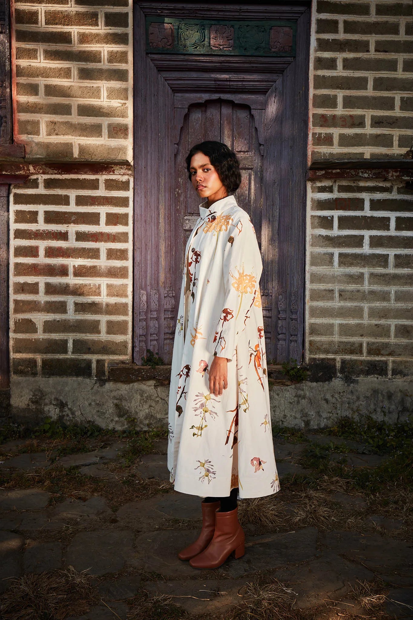 Snowcap Trench Dress - Khara Kapas