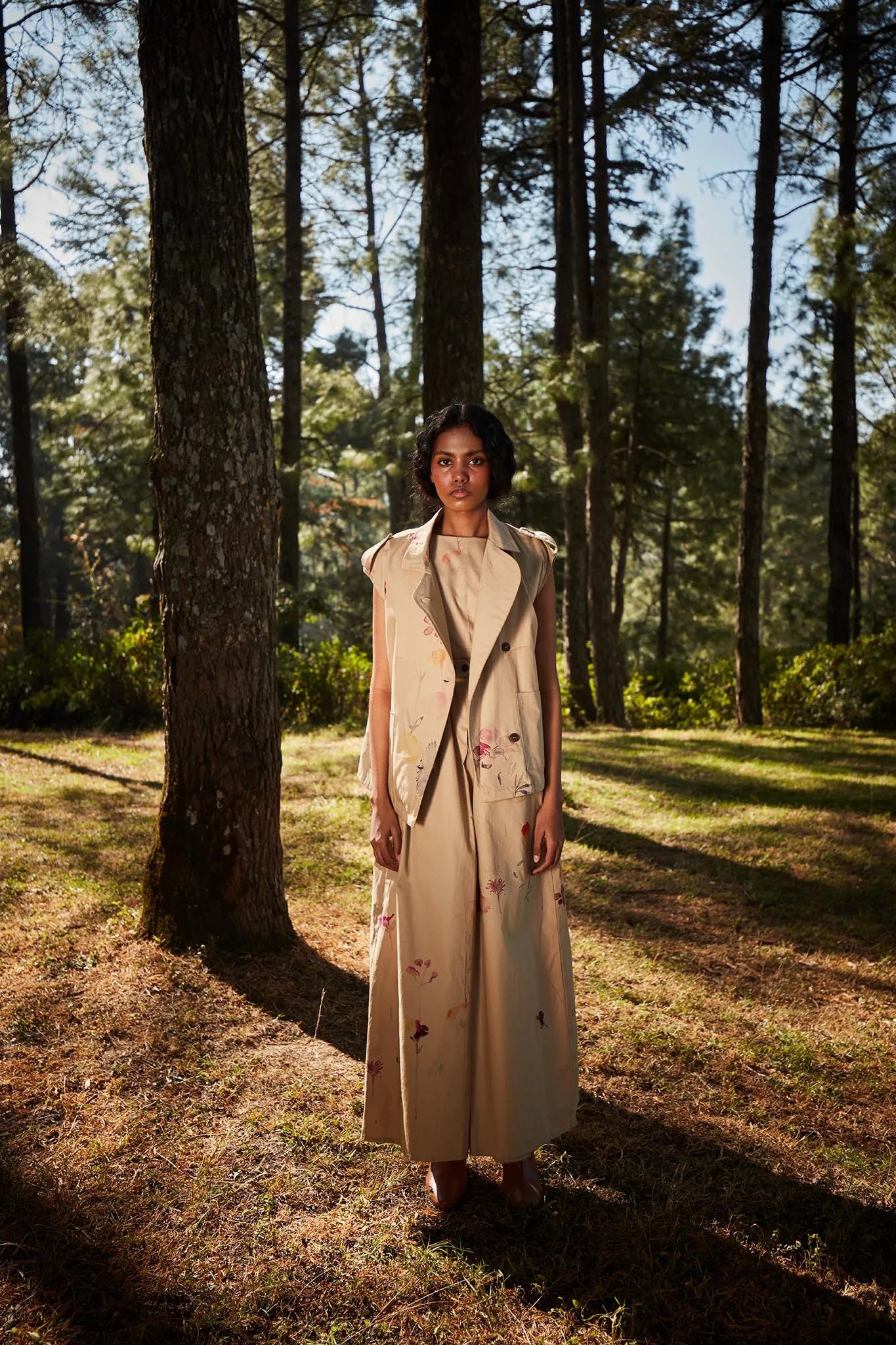 Sandstone Jumpsuit Set - Khara Kapas