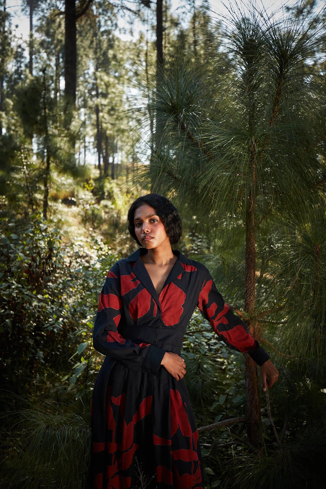 Black Woods Dress - Khara Kapas