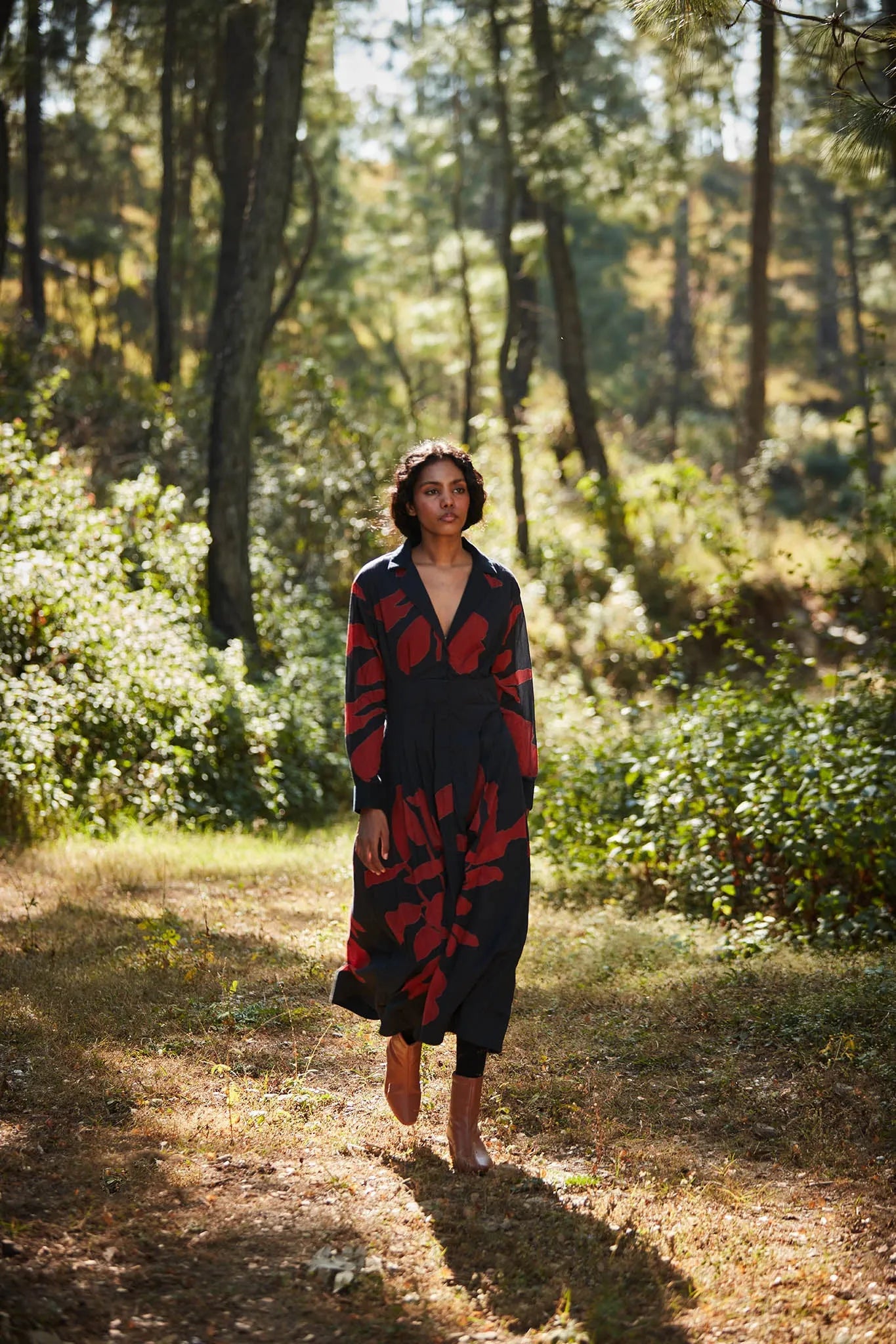 Black Woods Dress - Khara Kapas