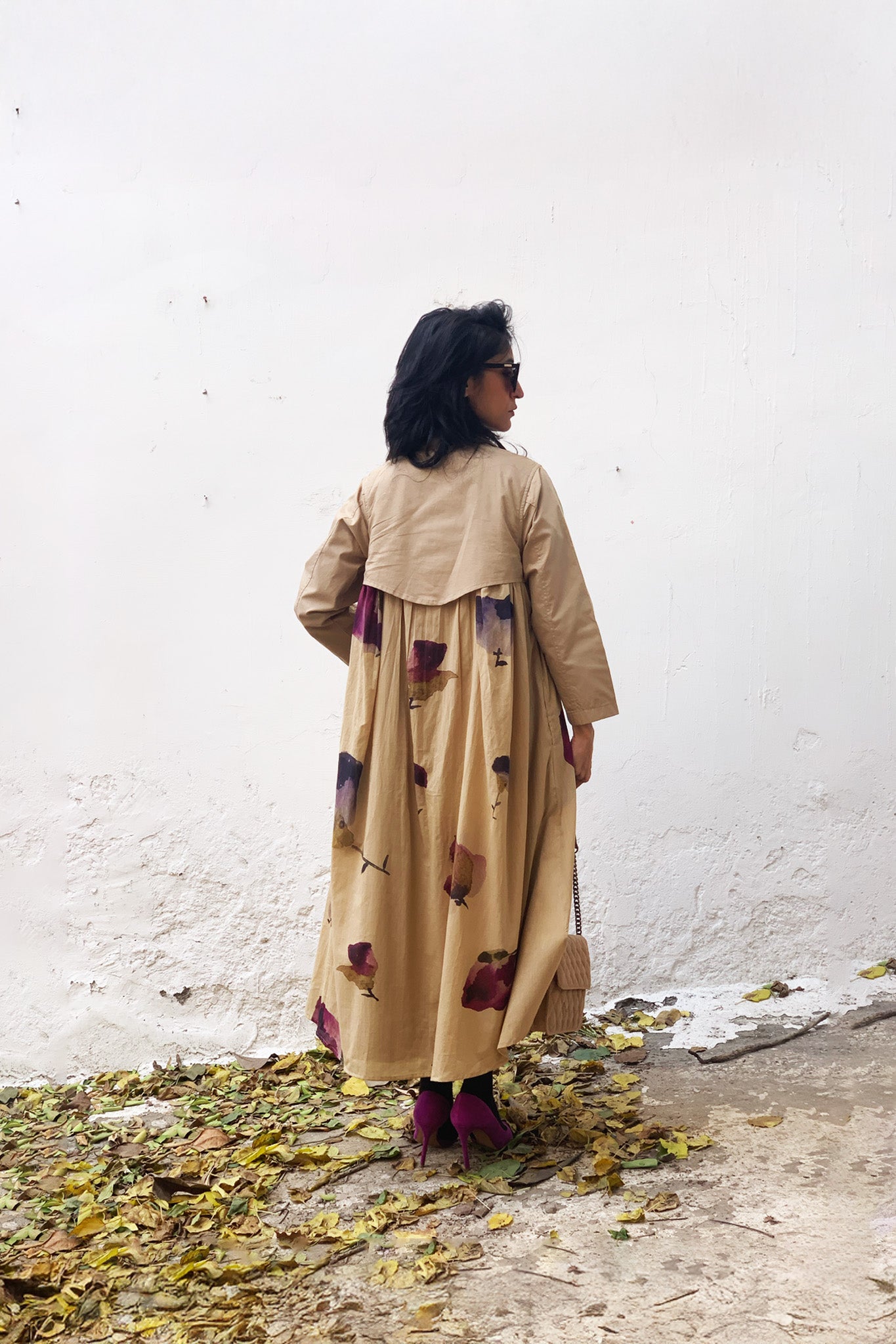 Oatmeal Trench dress