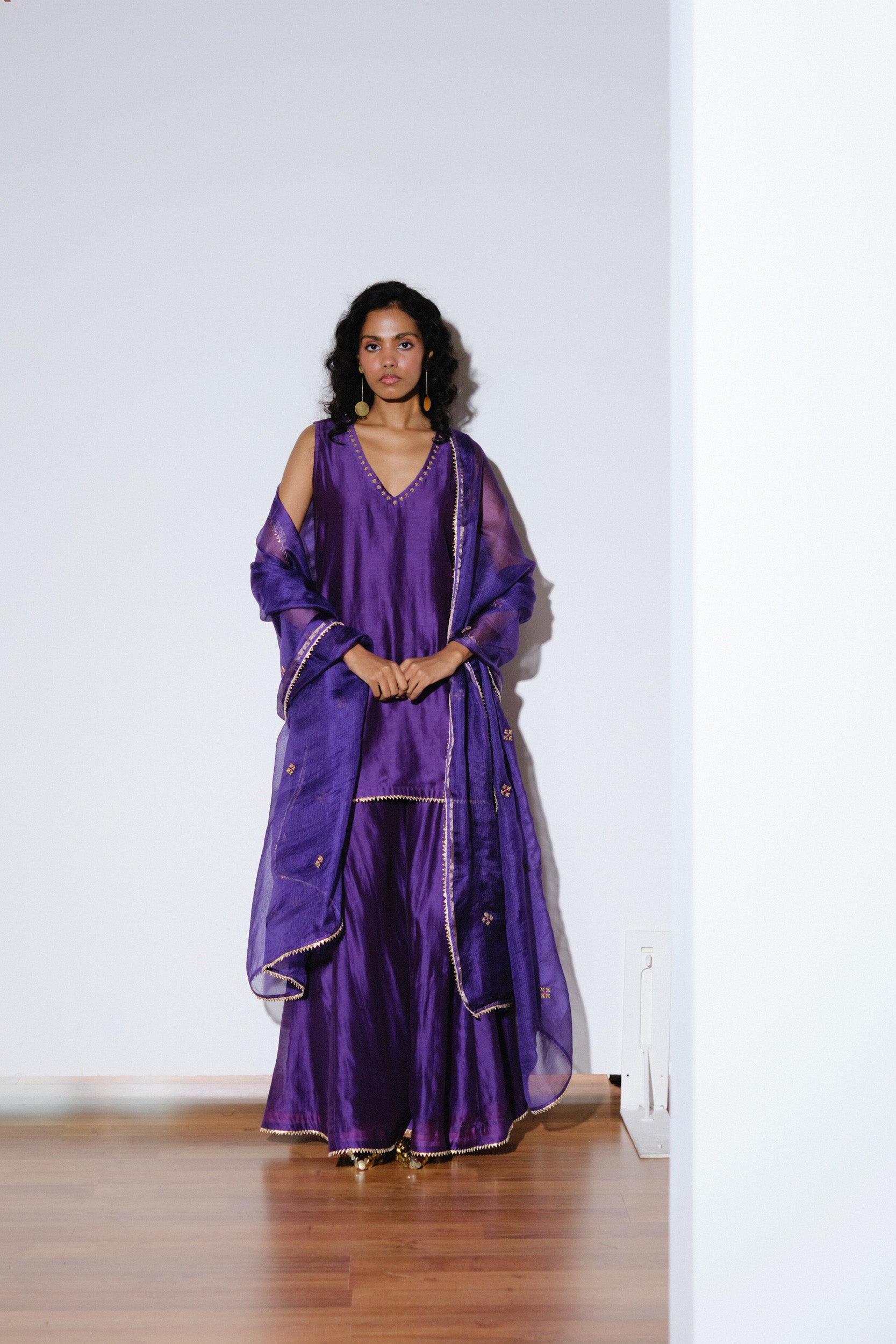 Angoor Silk Sharara Set