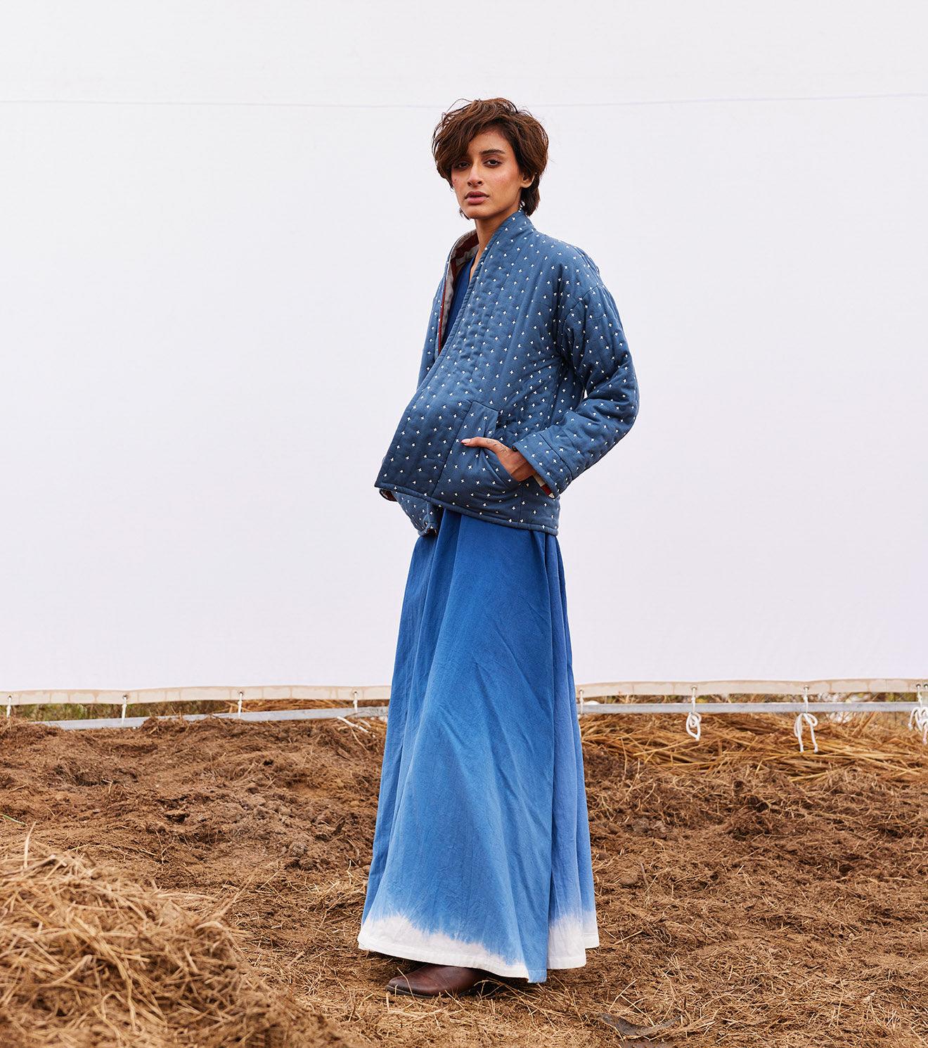 Cyan jacket - Khara Kapas