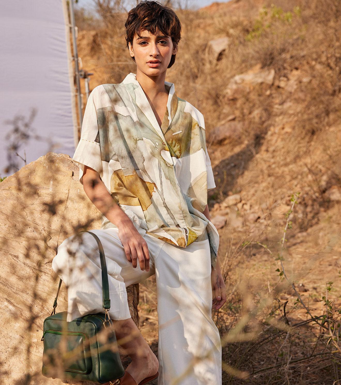 Verdure Co ord set - Khara Kapas