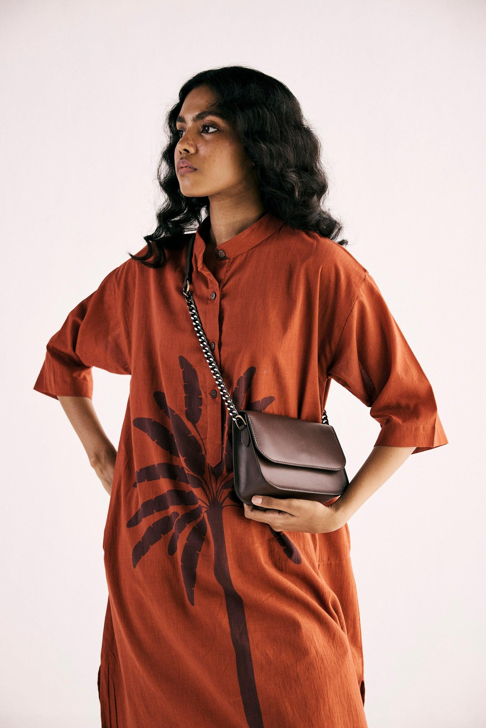Rustic palm Kurta set - Khara Kapas