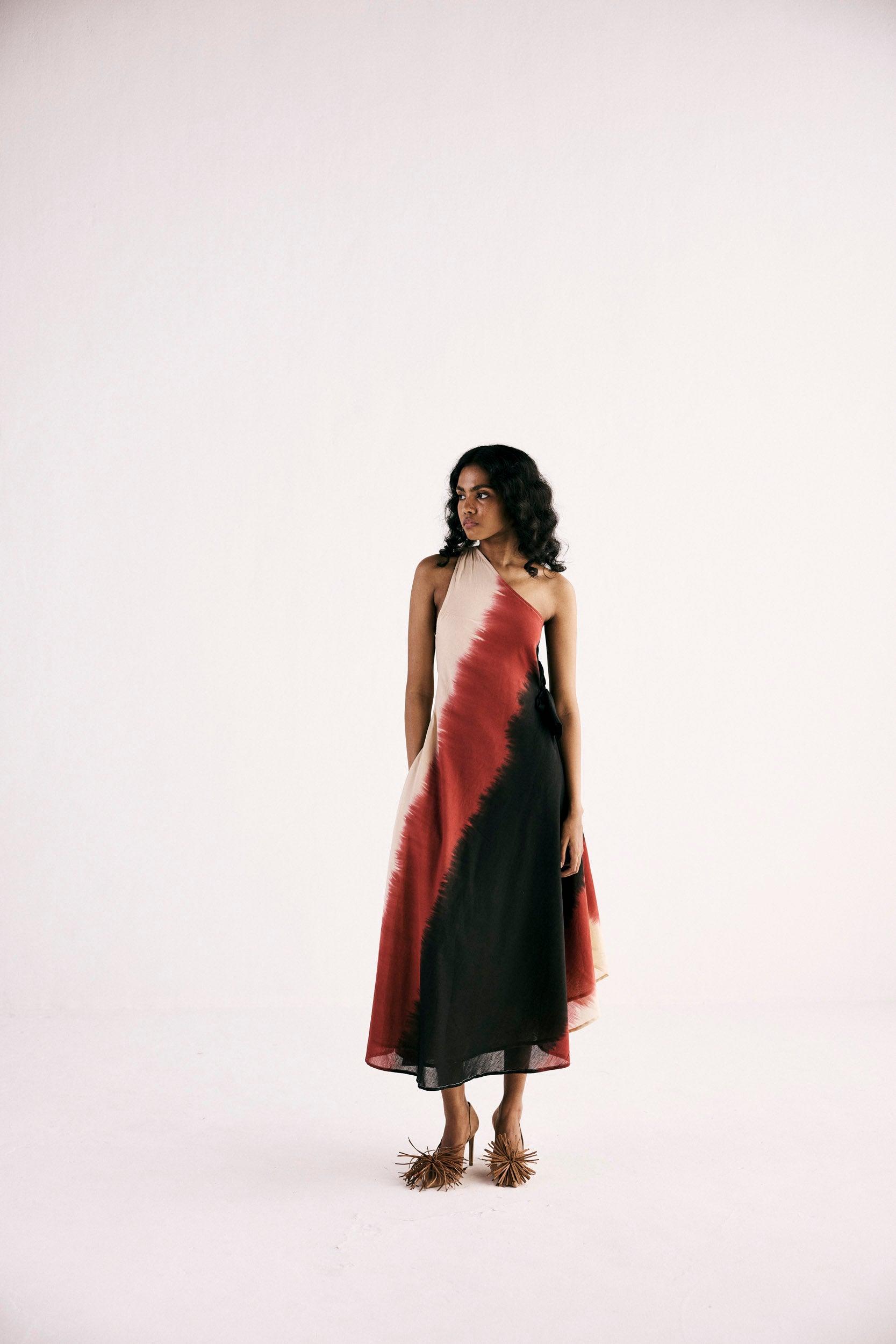 Red Horizon Dress - Khara Kapas