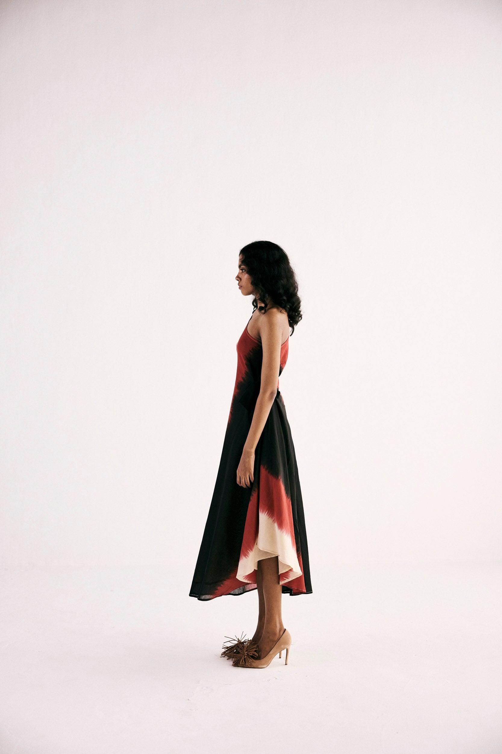 Red Horizon Dress - Khara Kapas