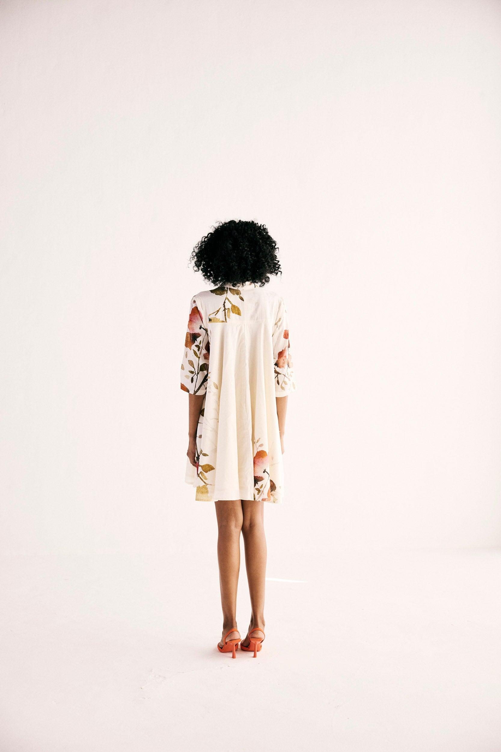 Hibiscus Swing Dress - Khara Kapas