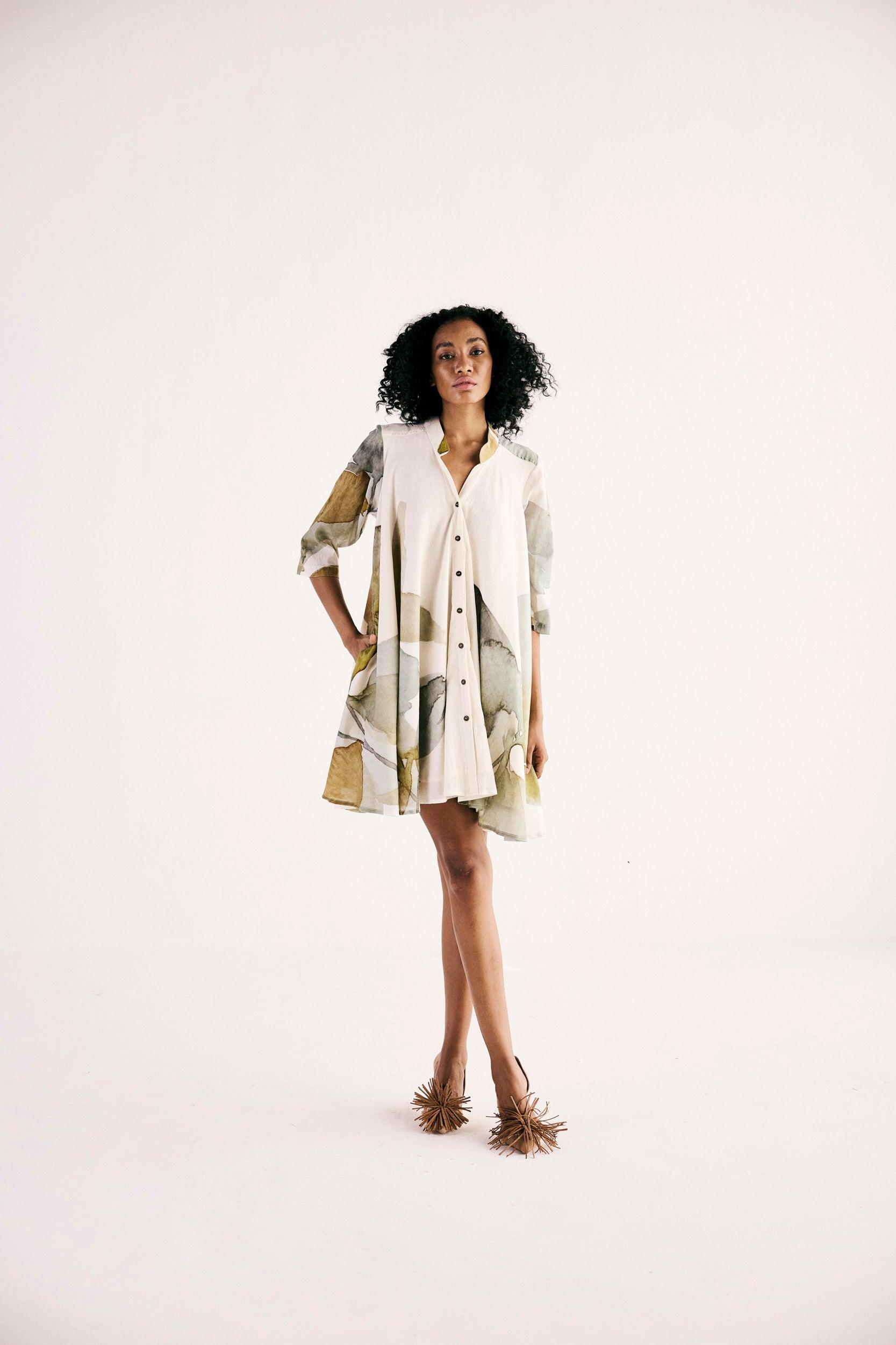 Jade Swing Dress - Khara Kapas