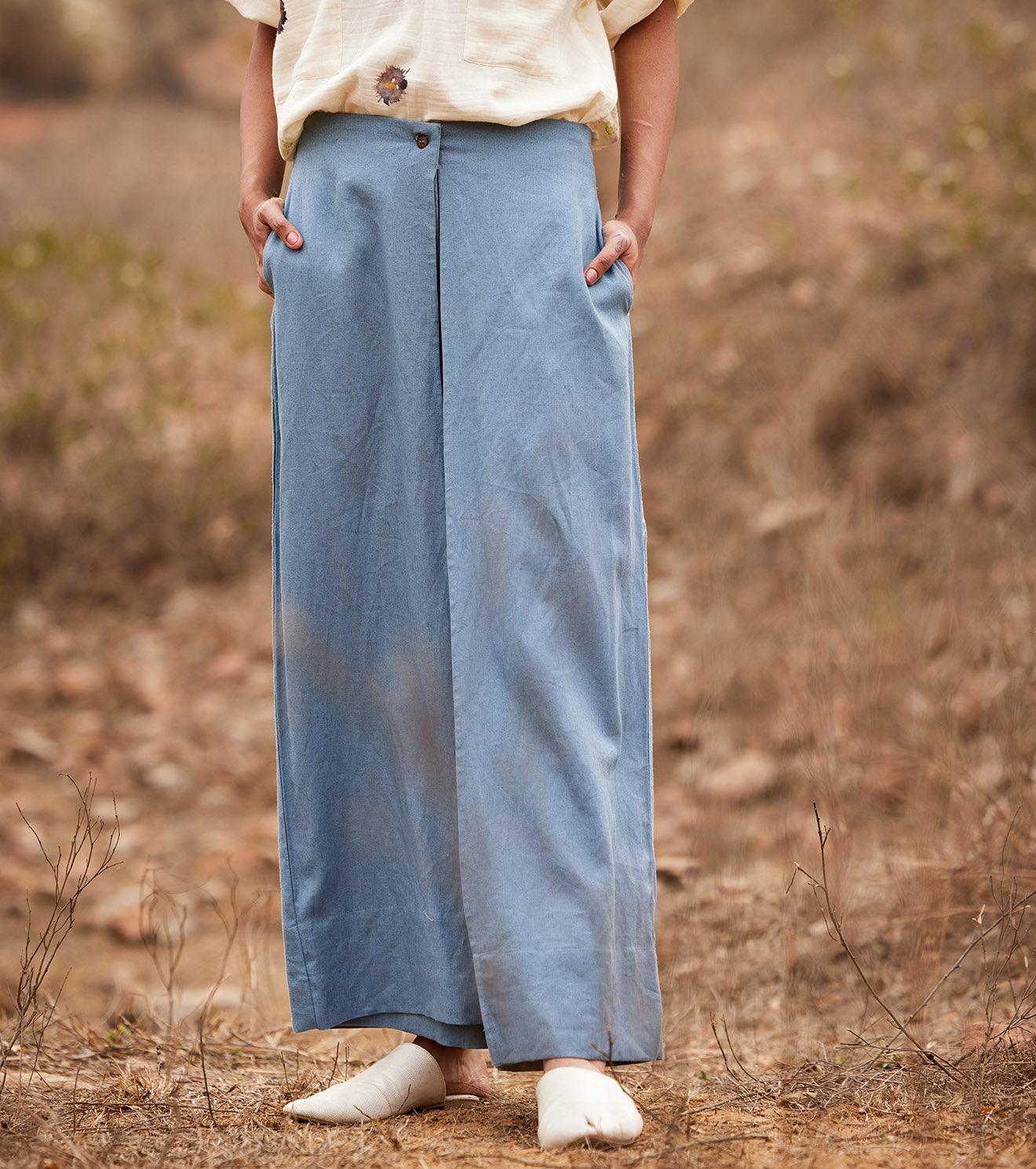Aasmaan linen pants - Khara Kapas