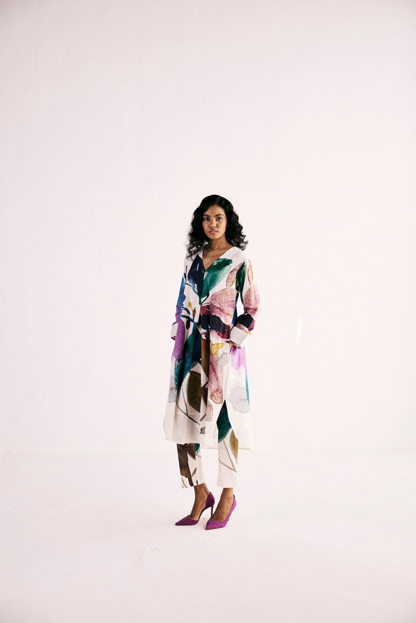 Sunset splash Kurta set - Khara Kapas