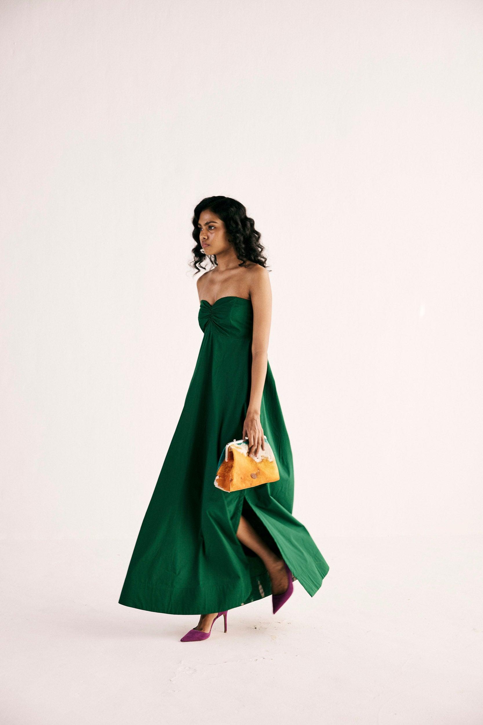 Emerald Gaze Gown - Khara Kapas