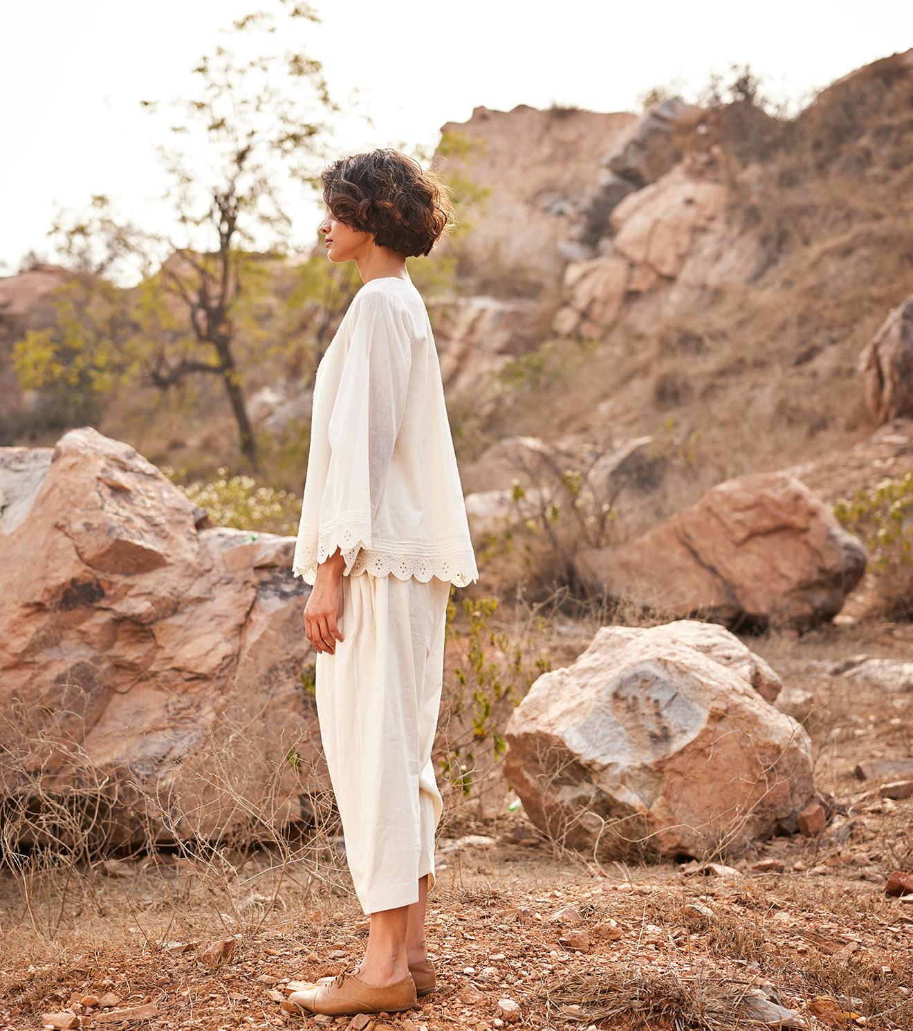 Shuchi Salwar pants - Khara Kapas