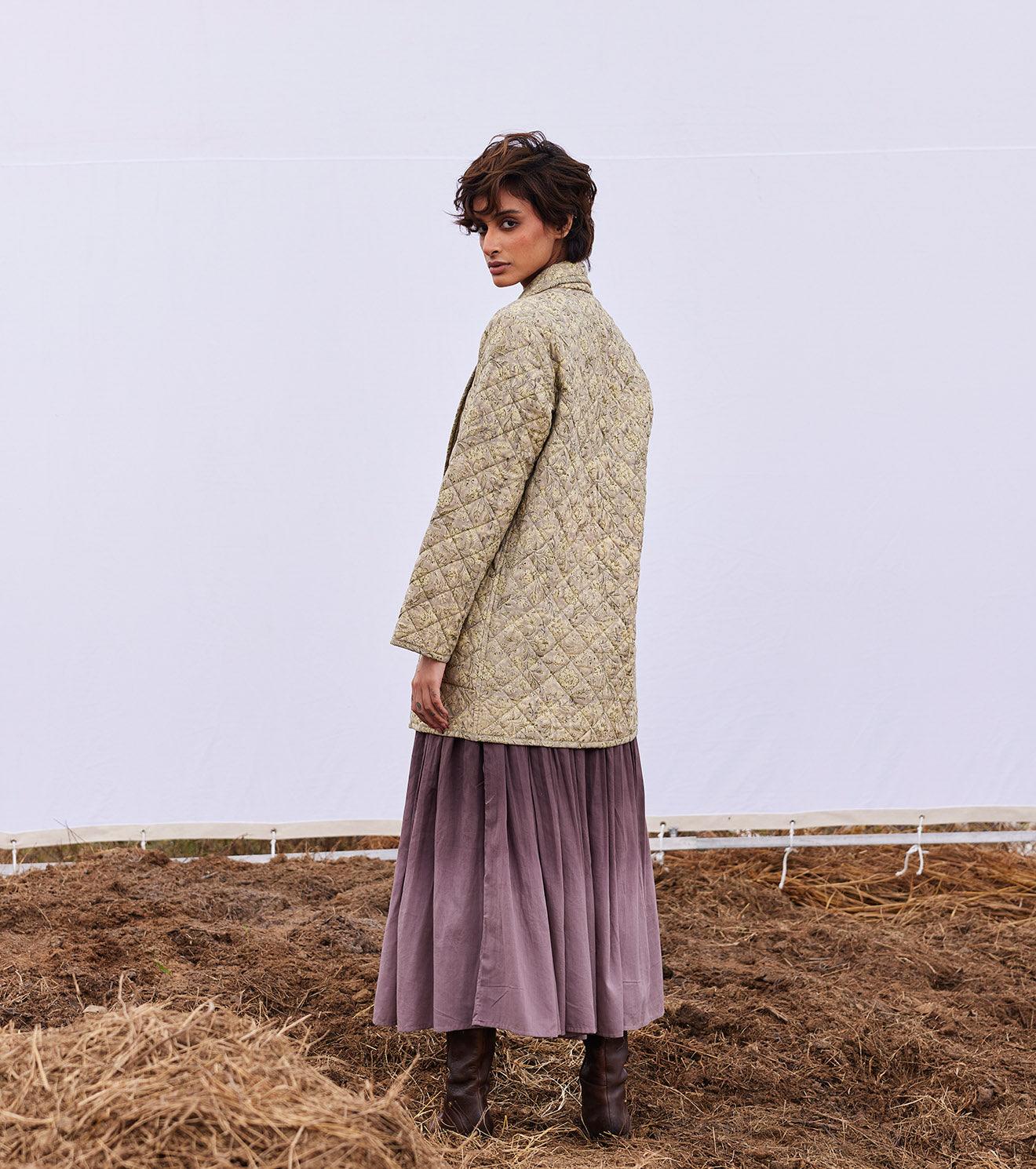 Stone floral blazer - Khara Kapas