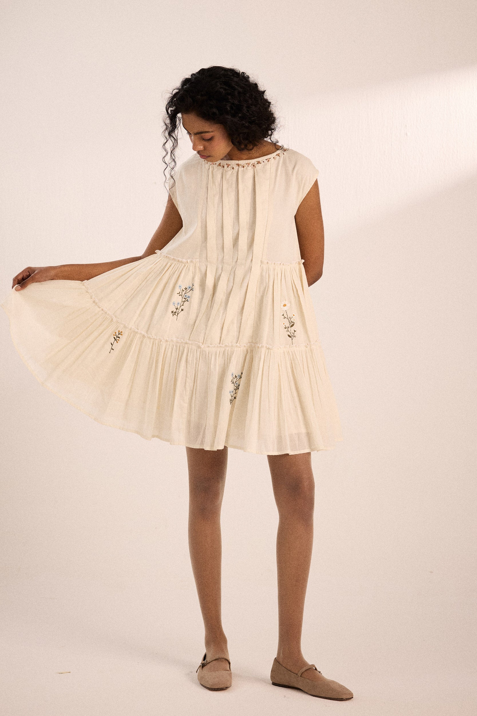 Vanilla veil dress