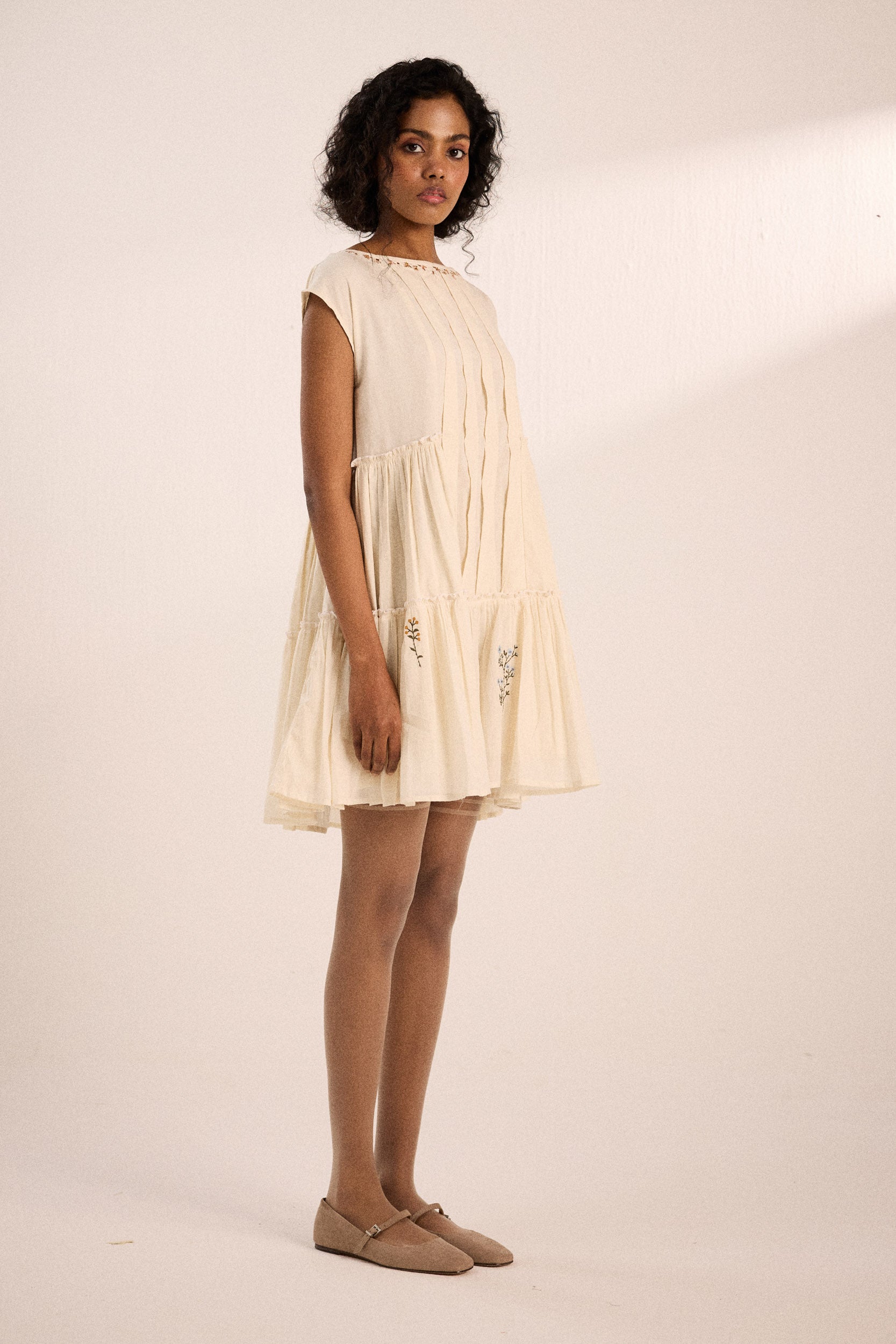 Vanilla veil dress