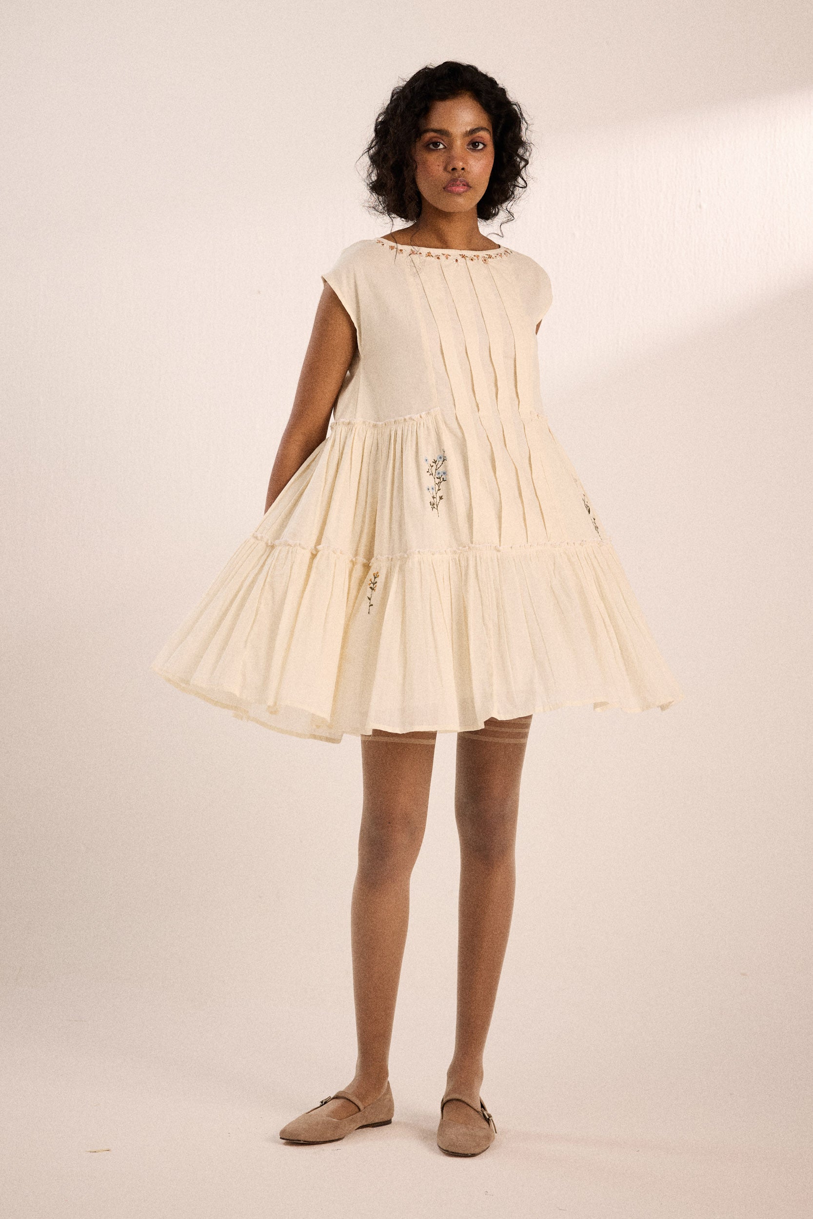 Vanilla veil dress